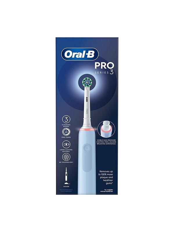 Image 2 of 2 of Oral-B Pro 3 Cross Action Blue