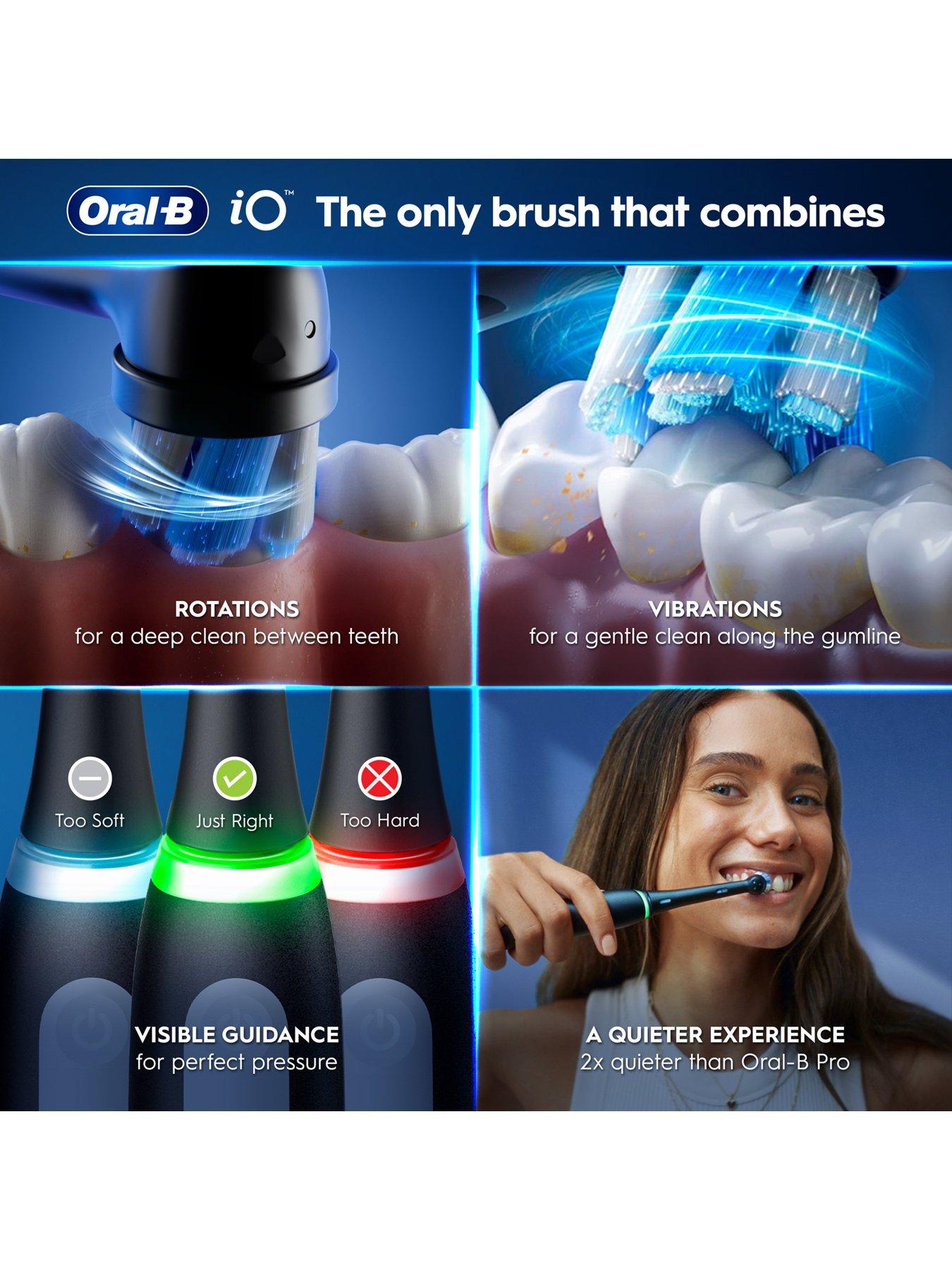 Image 4 of 7 of Oral-B iO3 Matt Black Electric Toothbrush