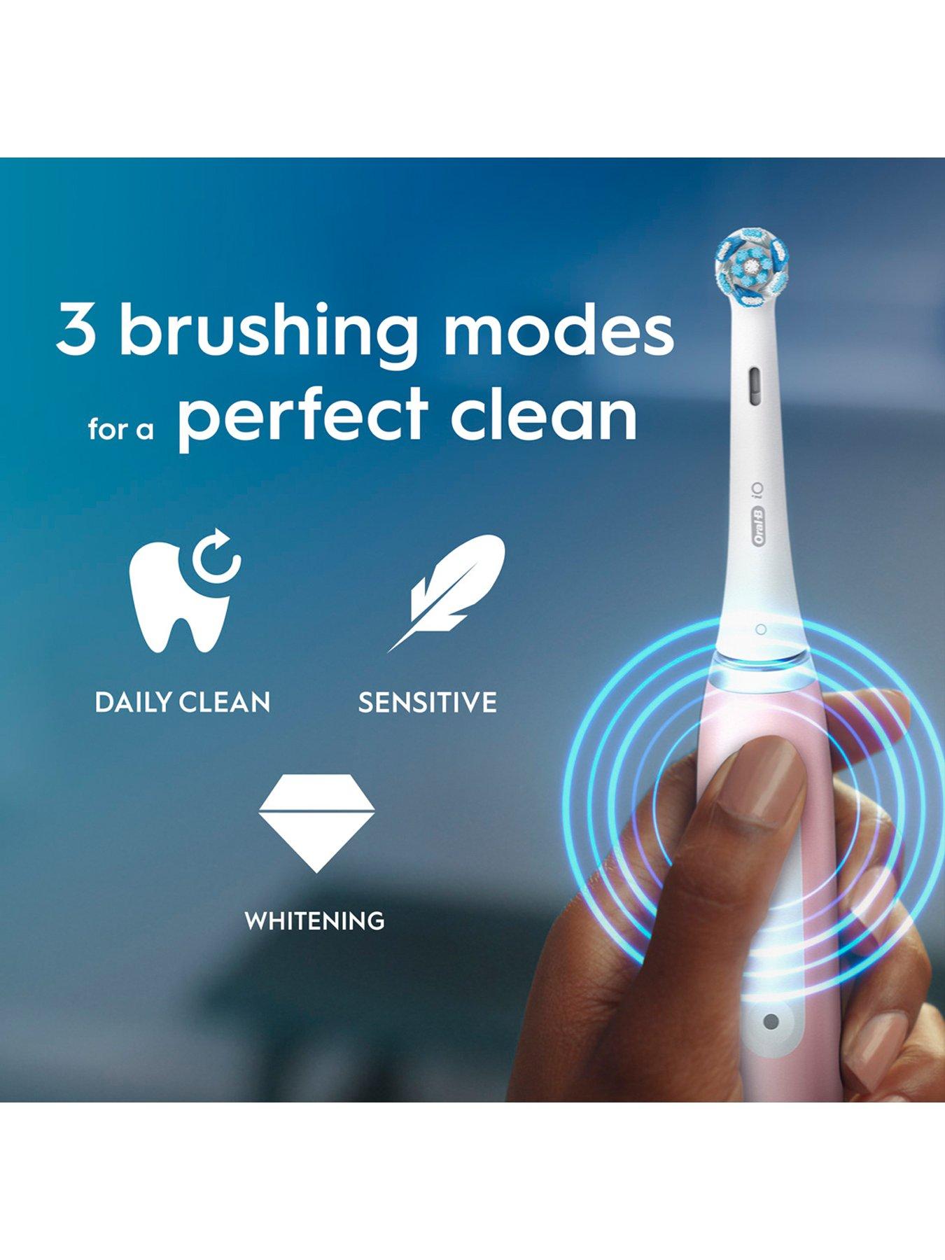 Image 5 of 7 of Oral-B iO3 Blush Pink Electric Toothbrush