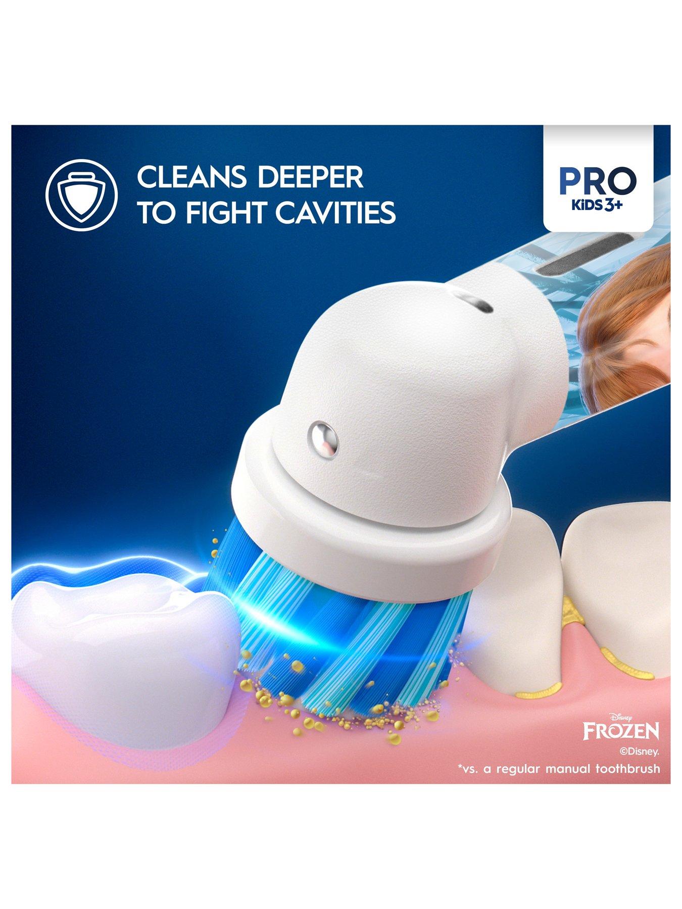 Image 2 of 7 of Oral-B Pro Kids Frozen Electric Toothbrush + Travel Case