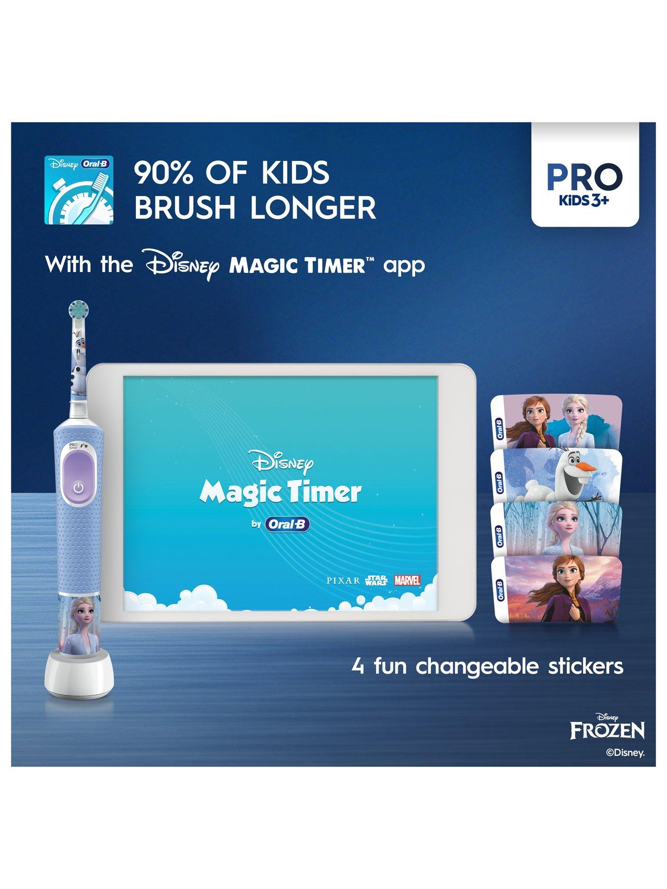Image 4 of 7 of Oral-B Pro Kids Frozen Electric Toothbrush + Travel Case