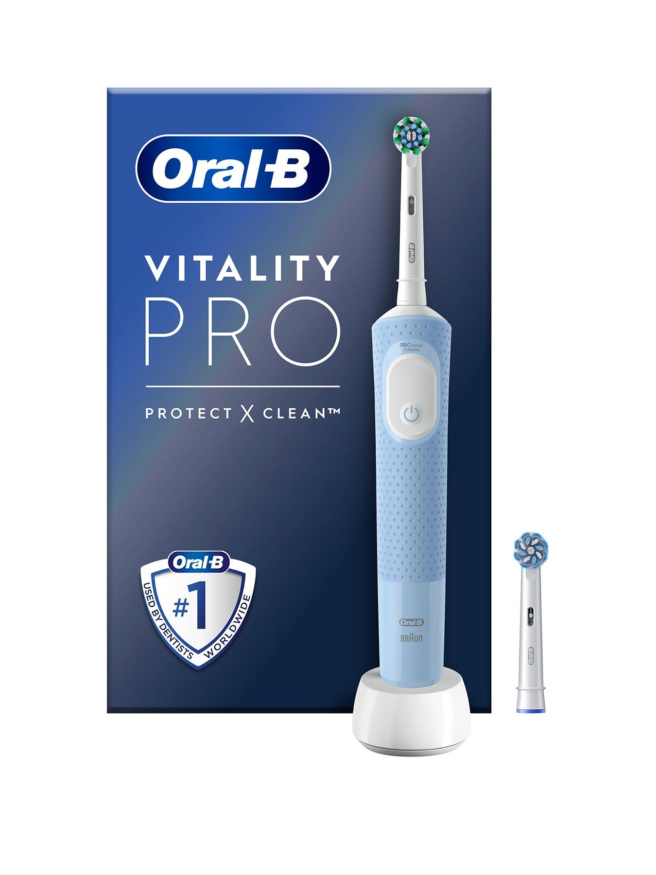 Oral-B Pro 3 - 3500 Cross Action - Black Electric Toothbrush Designed By  Braun + Bonus Travel Case