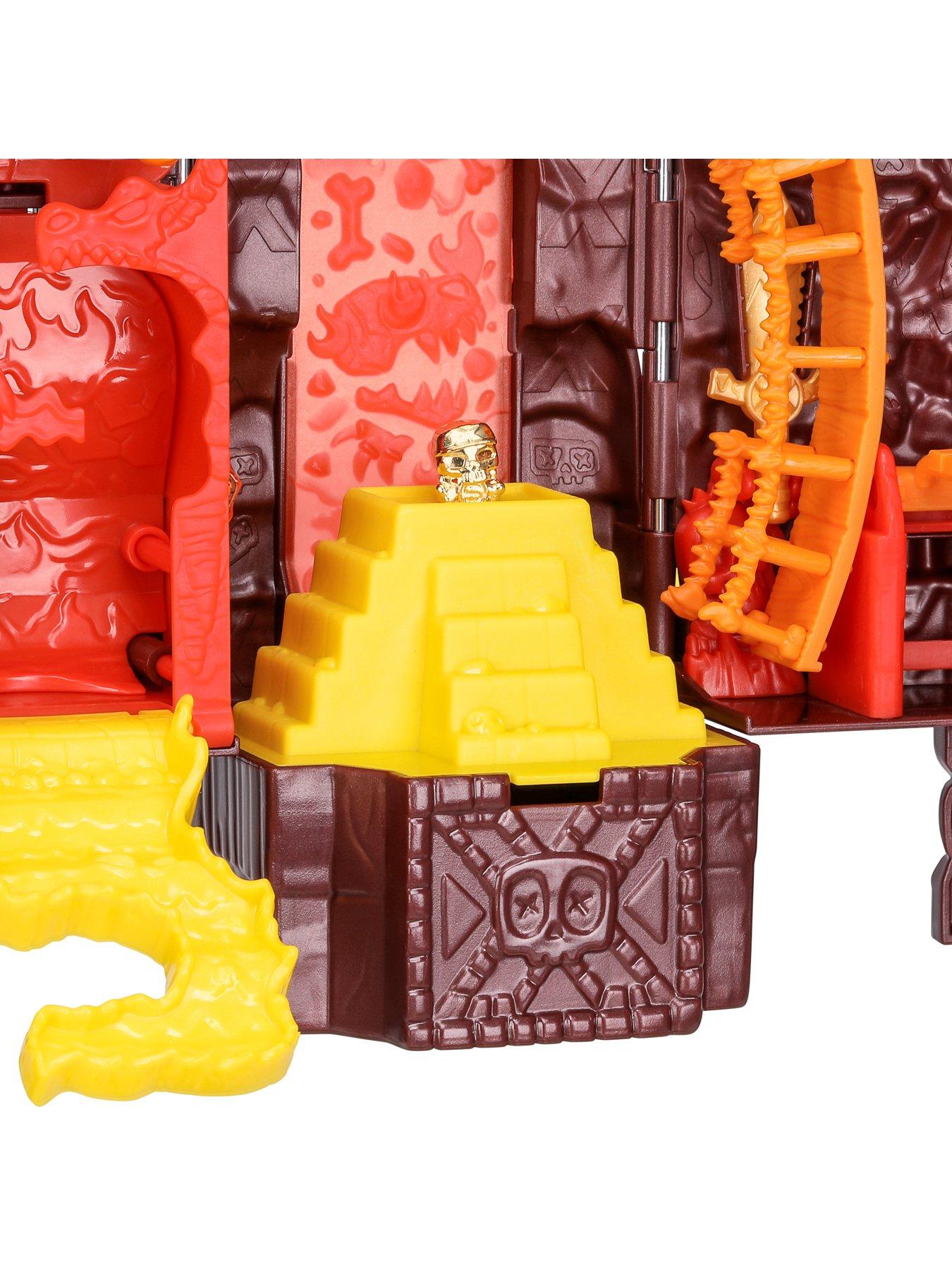 TREASURE X Lost Lands Skull Island Lava Tower Micro Playset, 15 Levels