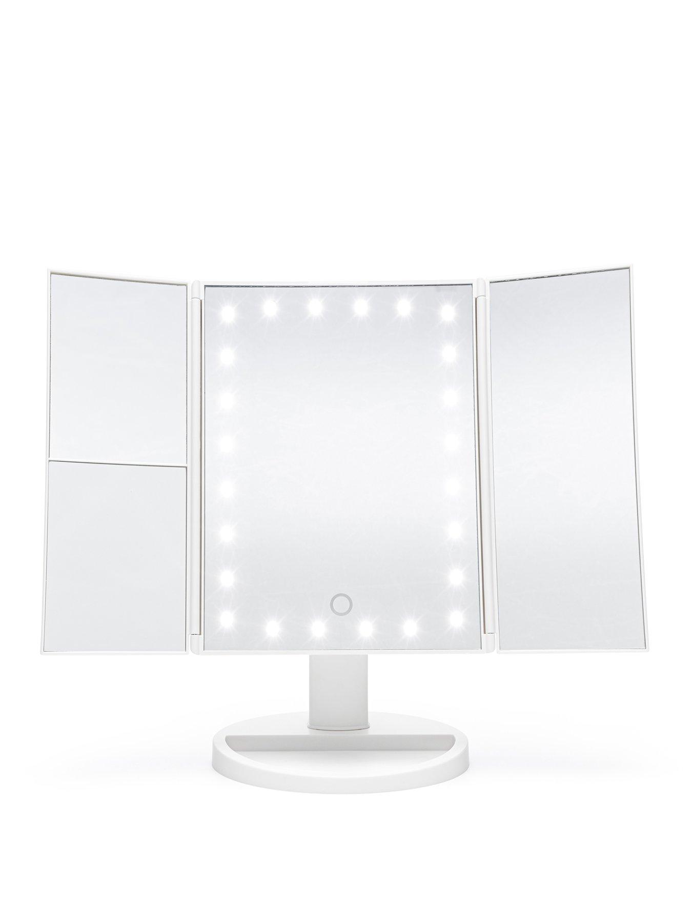 Rio 24 LED Touch Dimmable Cosmetic Mirror - White