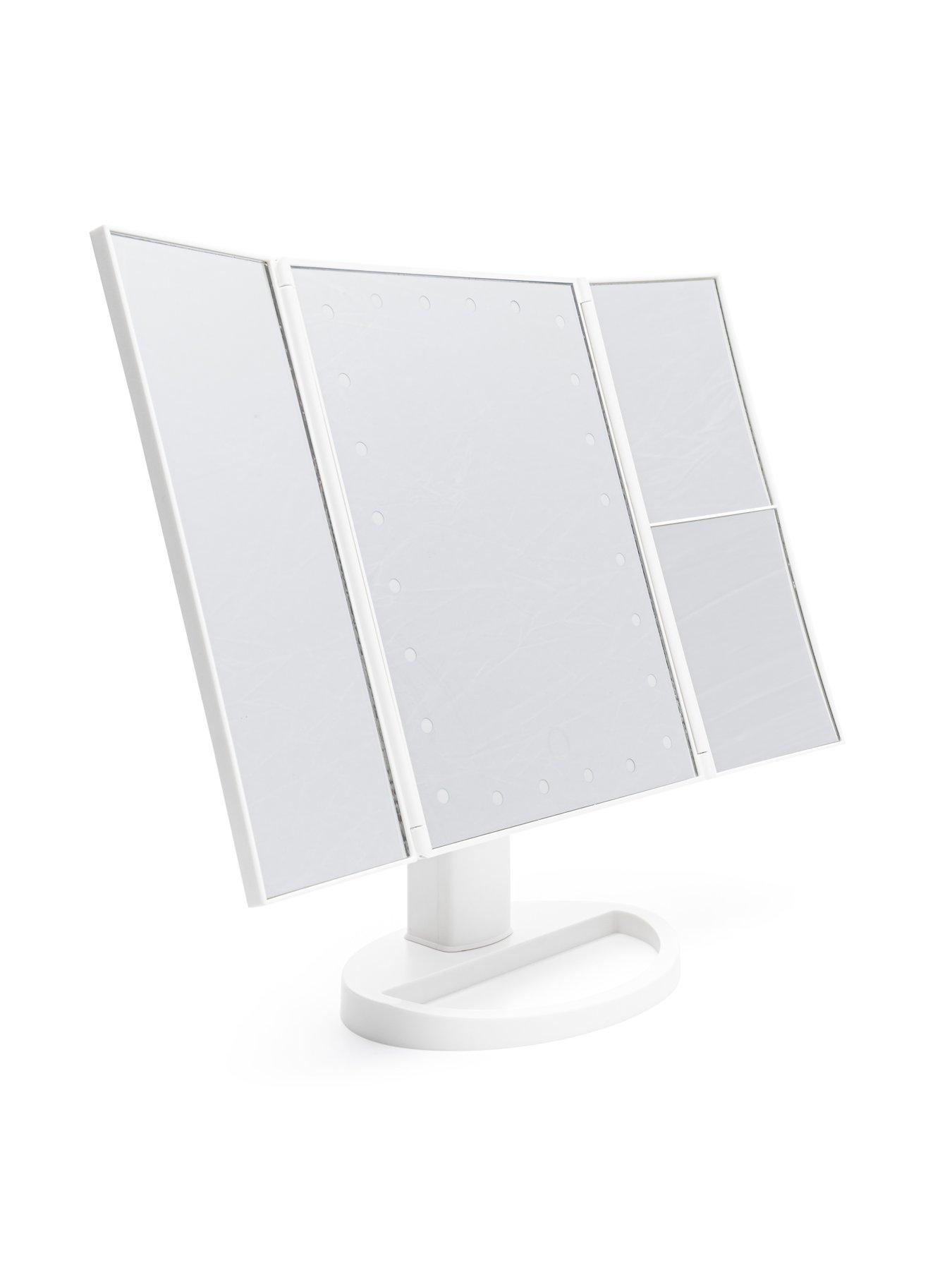 Rio 24 LED Touch Dimmable Cosmetic Mirror White very.co.uk