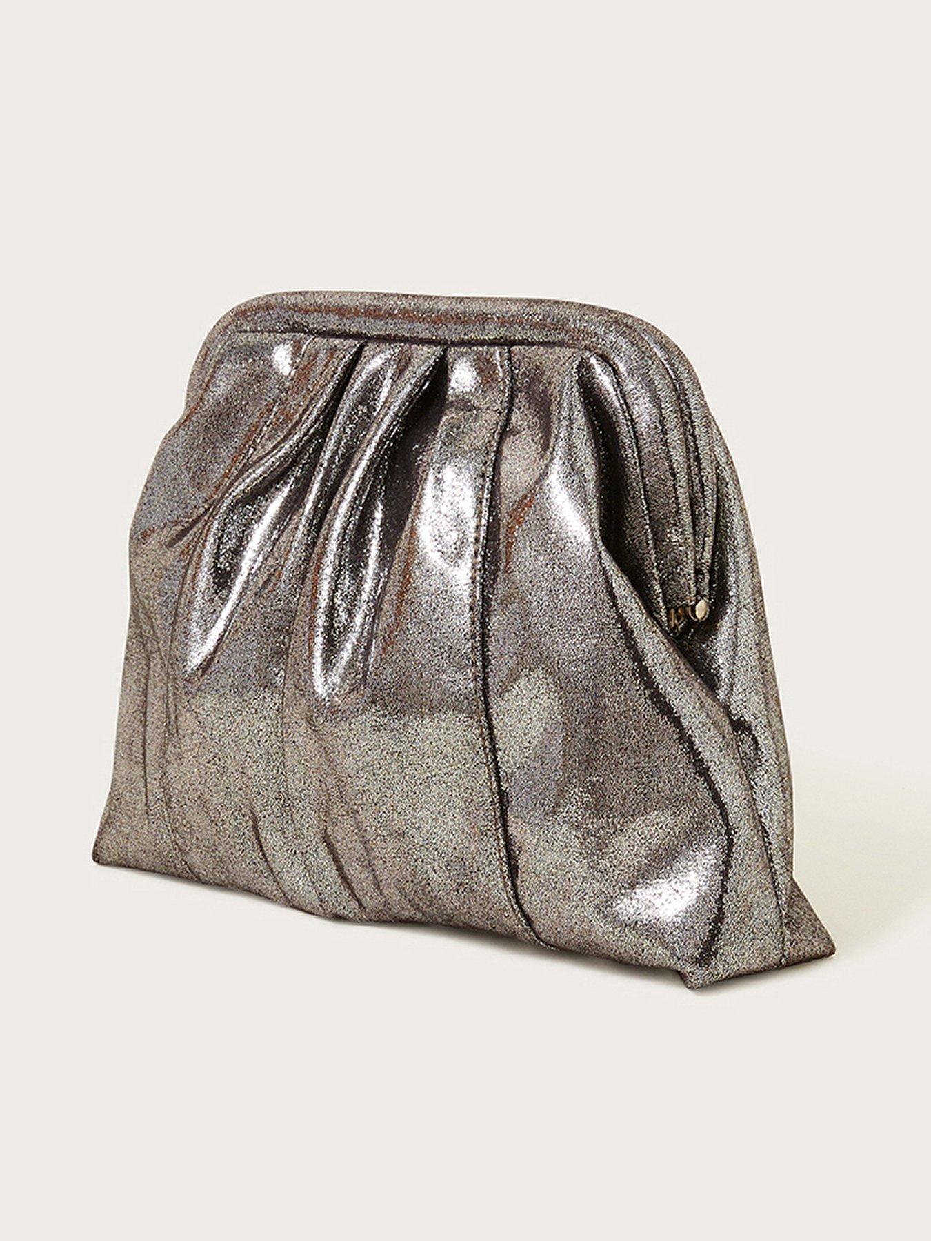 Pewter clutch bags sale for weddings