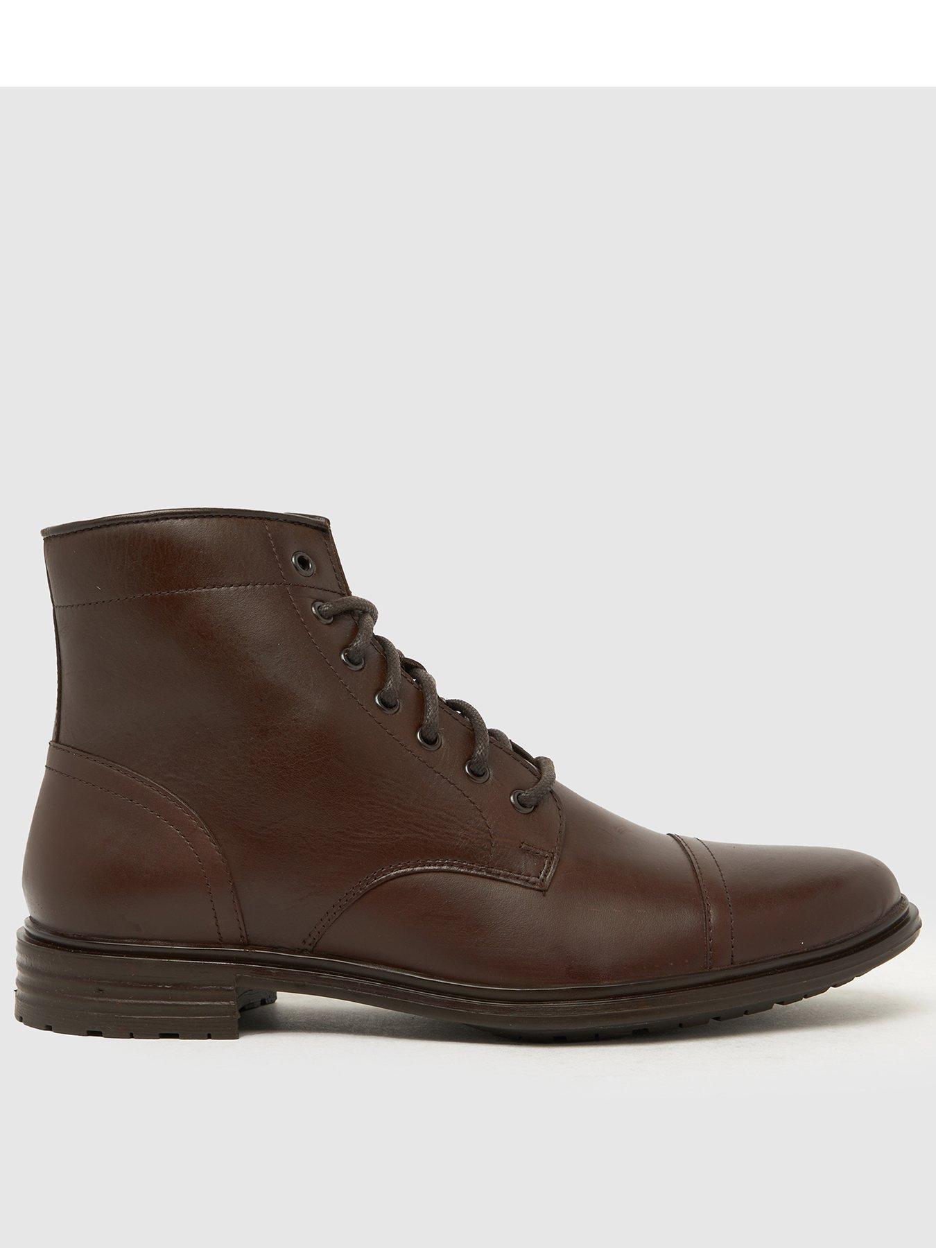 Men's brown lace outlet up boots