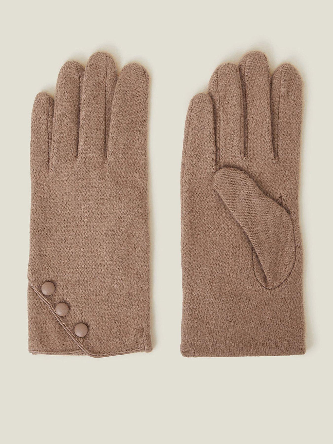 Image 1 of 2 of Accessorize Touchphone Wool Glove