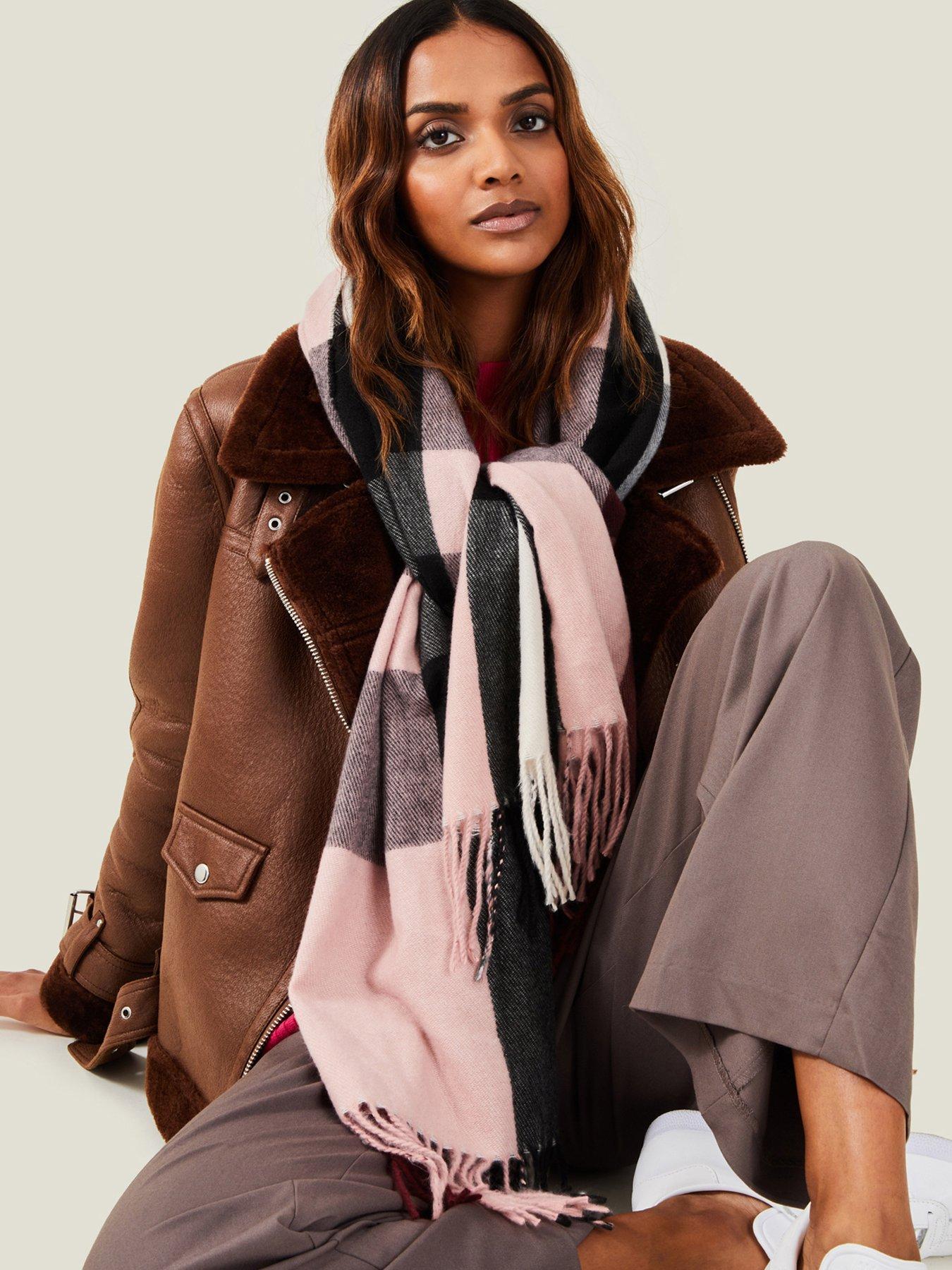 Image 2 of 3 of Accessorize Florence Check Blanket