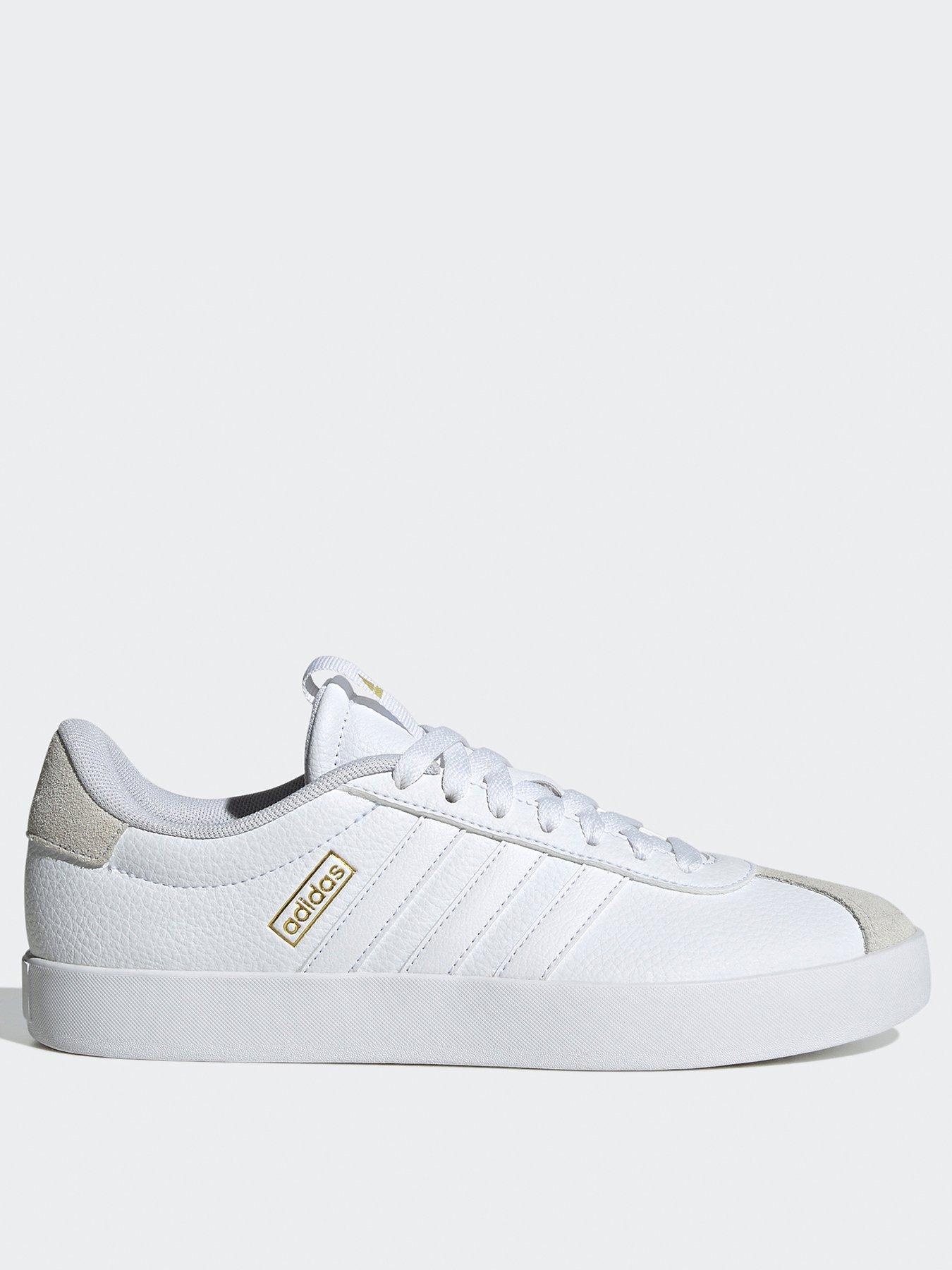 Image 2 of 8 of adidas Sportswear Womens VL Court 3.0 Trainers - White/Grey