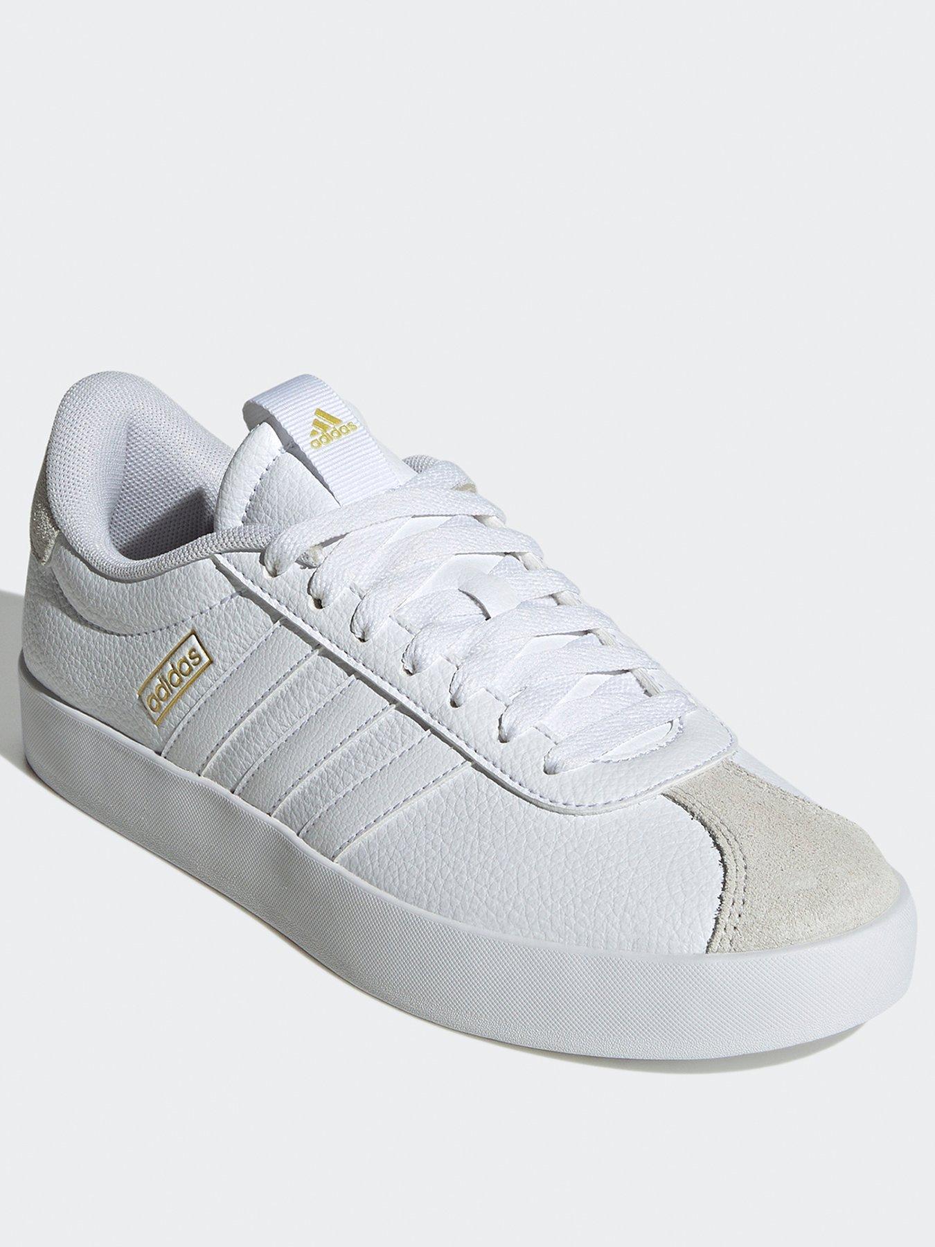 Image 2 of 7 of adidas Sportswear Womens VL Court 3.0 Trainers - White/Grey