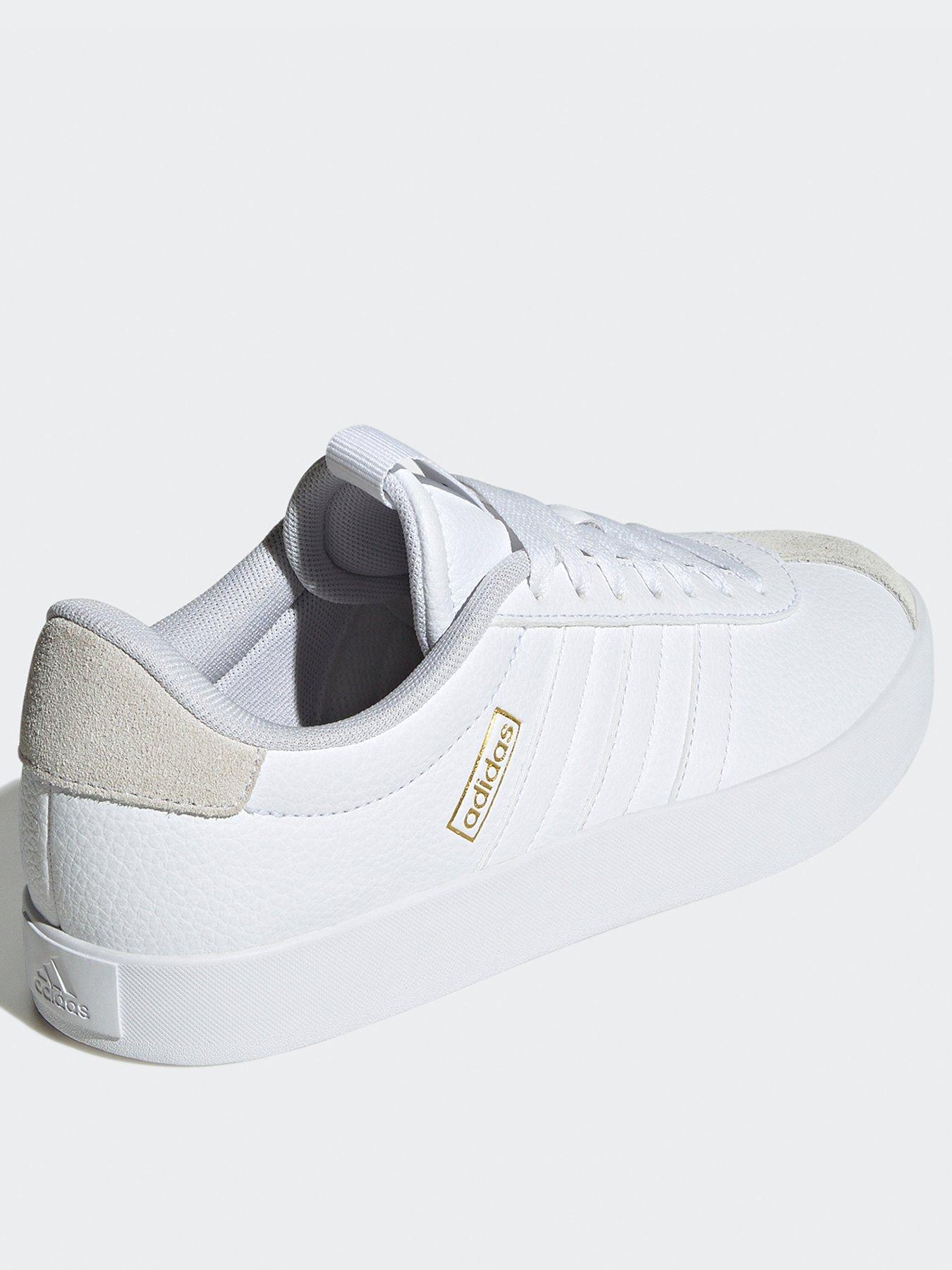 Image 3 of 7 of adidas Sportswear Womens VL Court 3.0 Trainers - White/Grey
