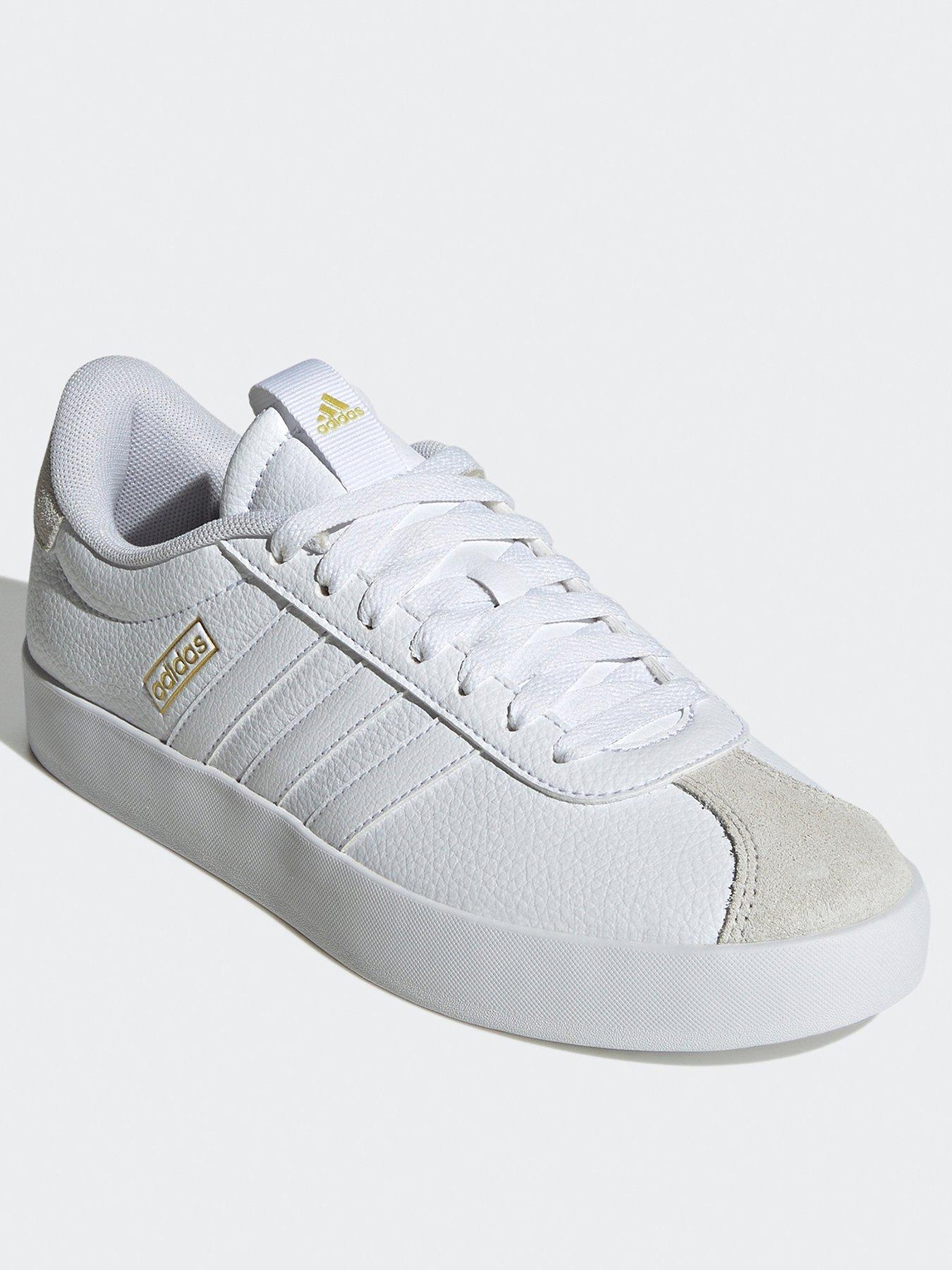 Image 4 of 8 of adidas Sportswear Womens VL Court 3.0 Trainers - White/Grey