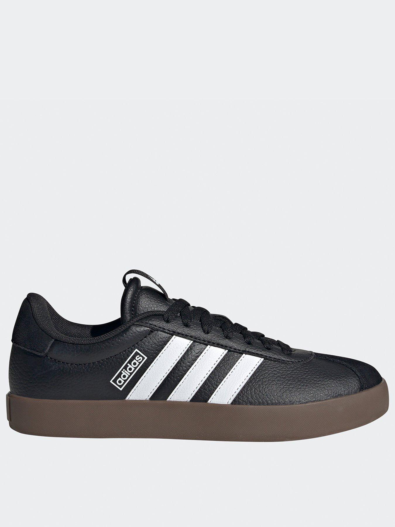 adidas Sportswear Womens VL Court 3.0 Trainers - Black/White, Black/White, Size 3.5, Women