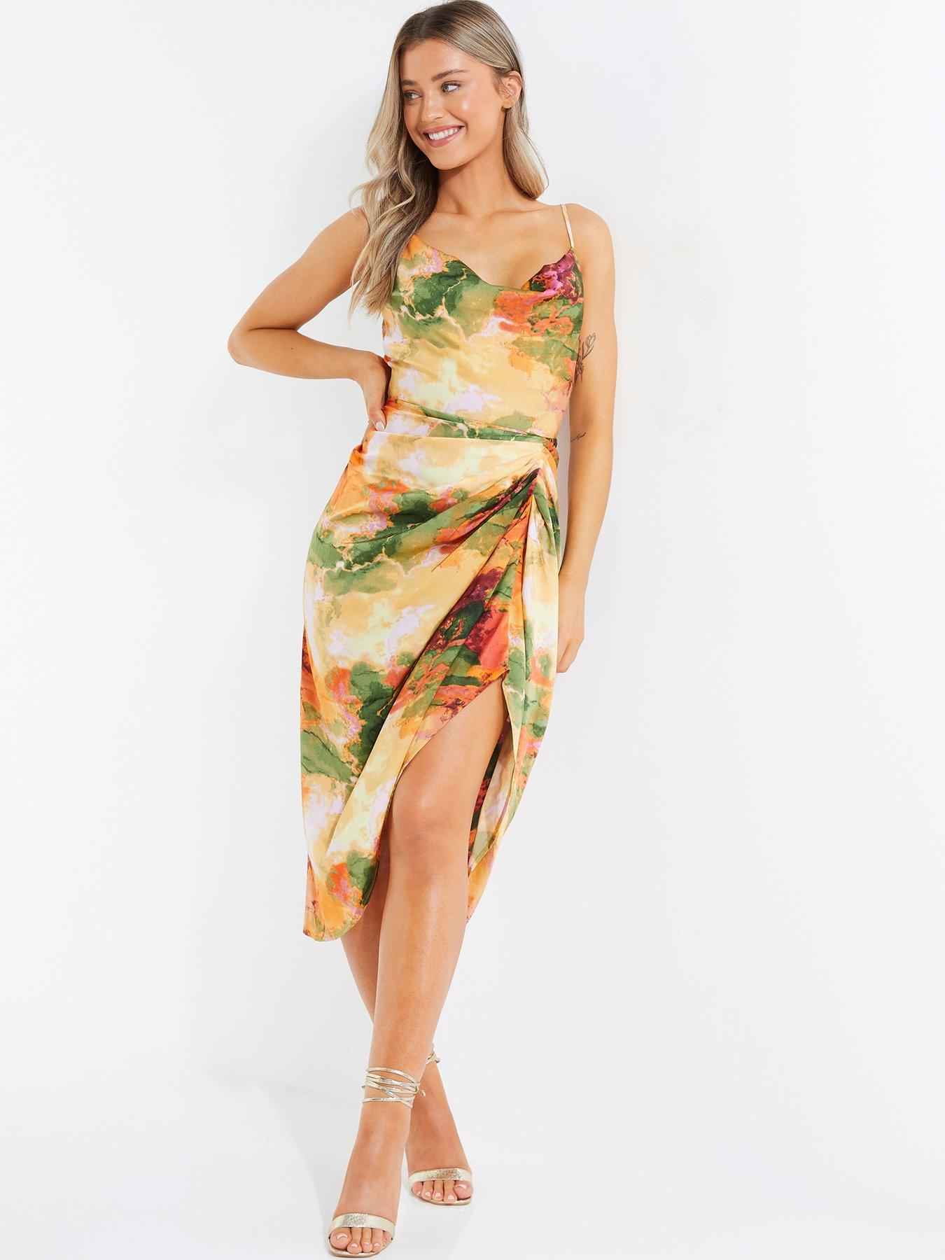 marble print ruched dress Green Marble Print Ruched Bodycon Dress