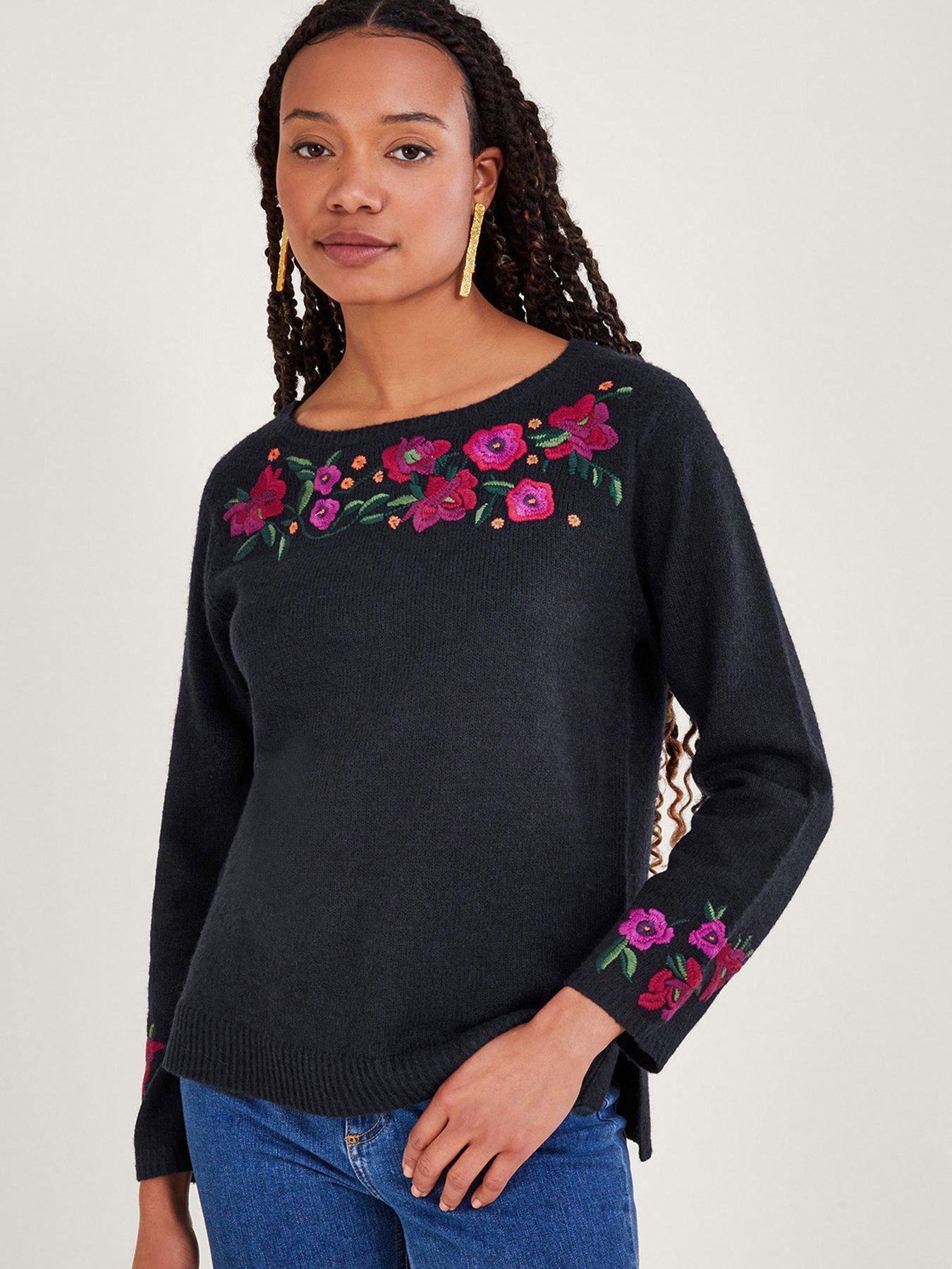 Long Tall Sally Mono Fairisle Jumper