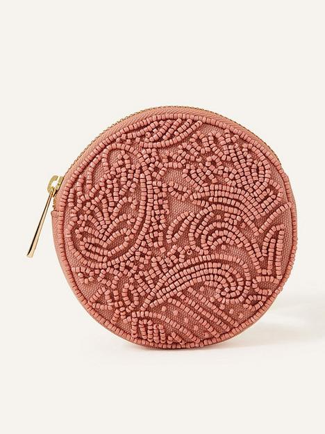accessorize-circle-beaded-coin-purse