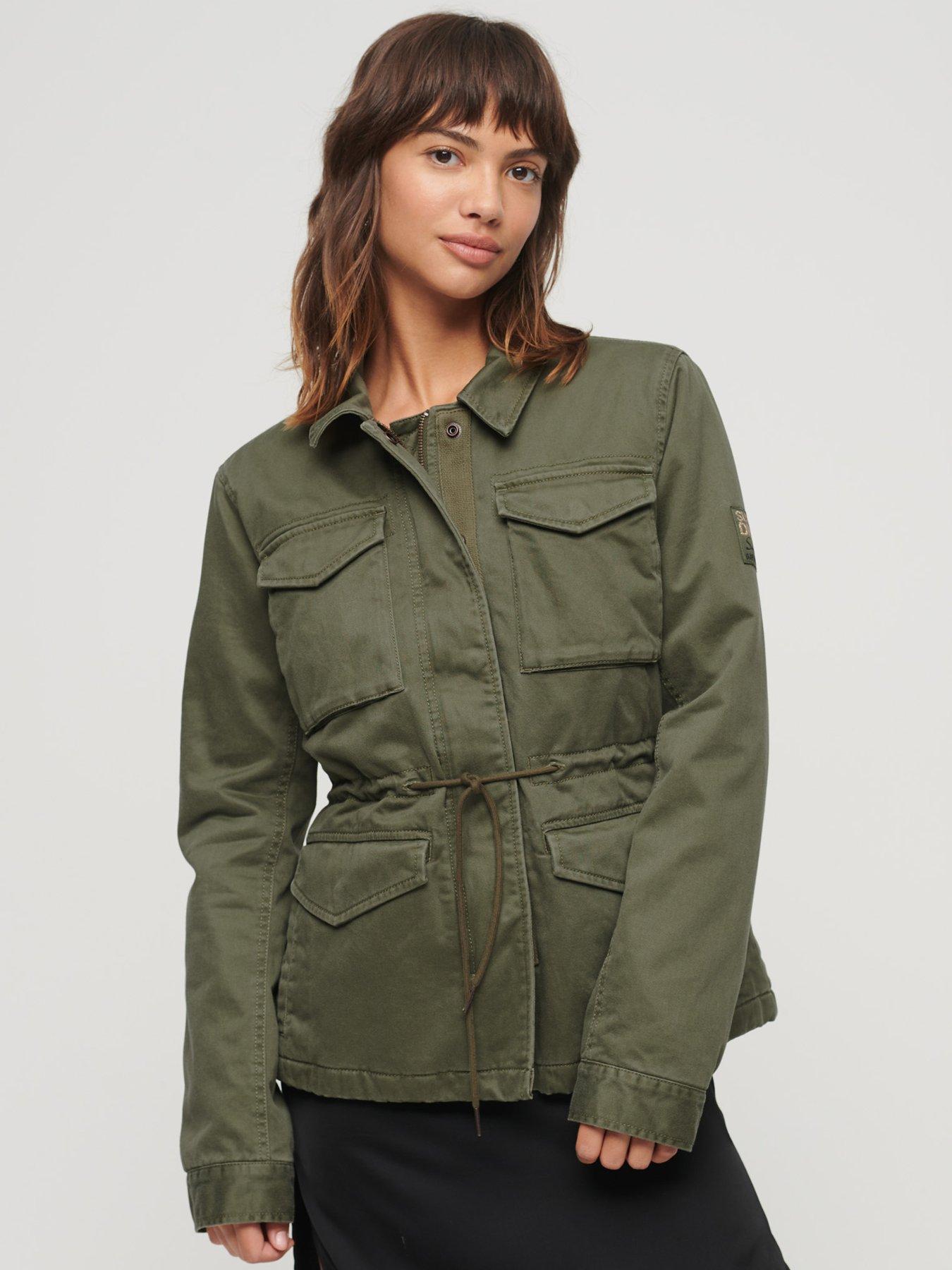 Mya Military Coat Green