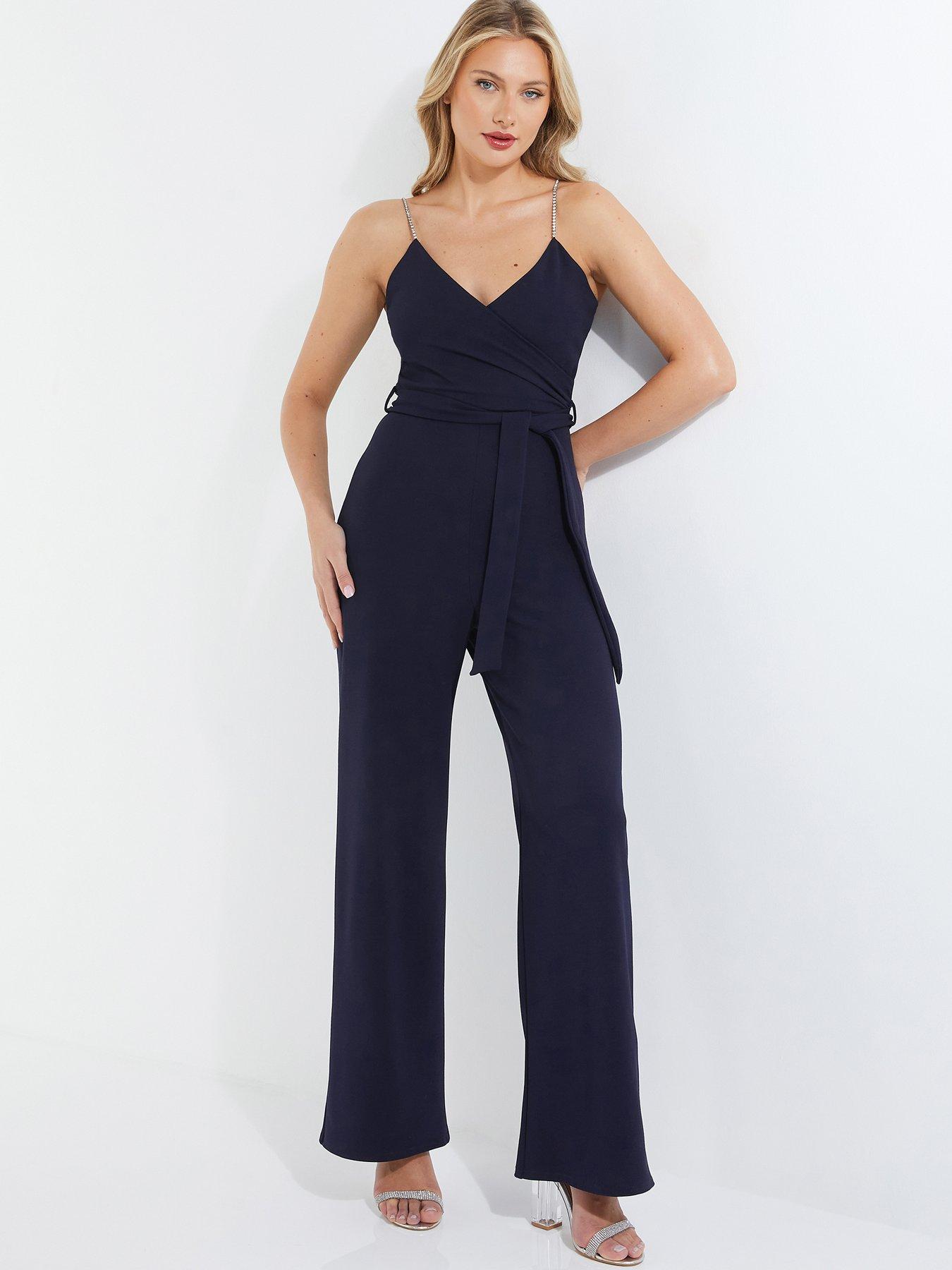 Quiz navy hot sale jumpsuit