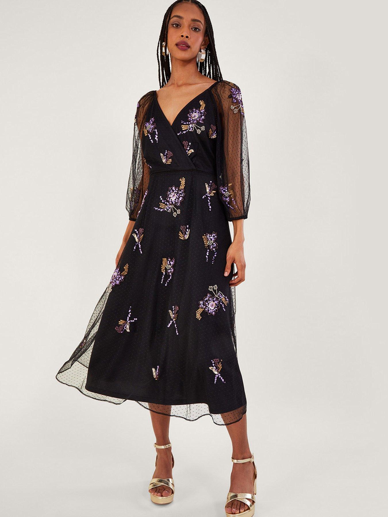 Monsoon Eloise Embroidered Tea Dress Very