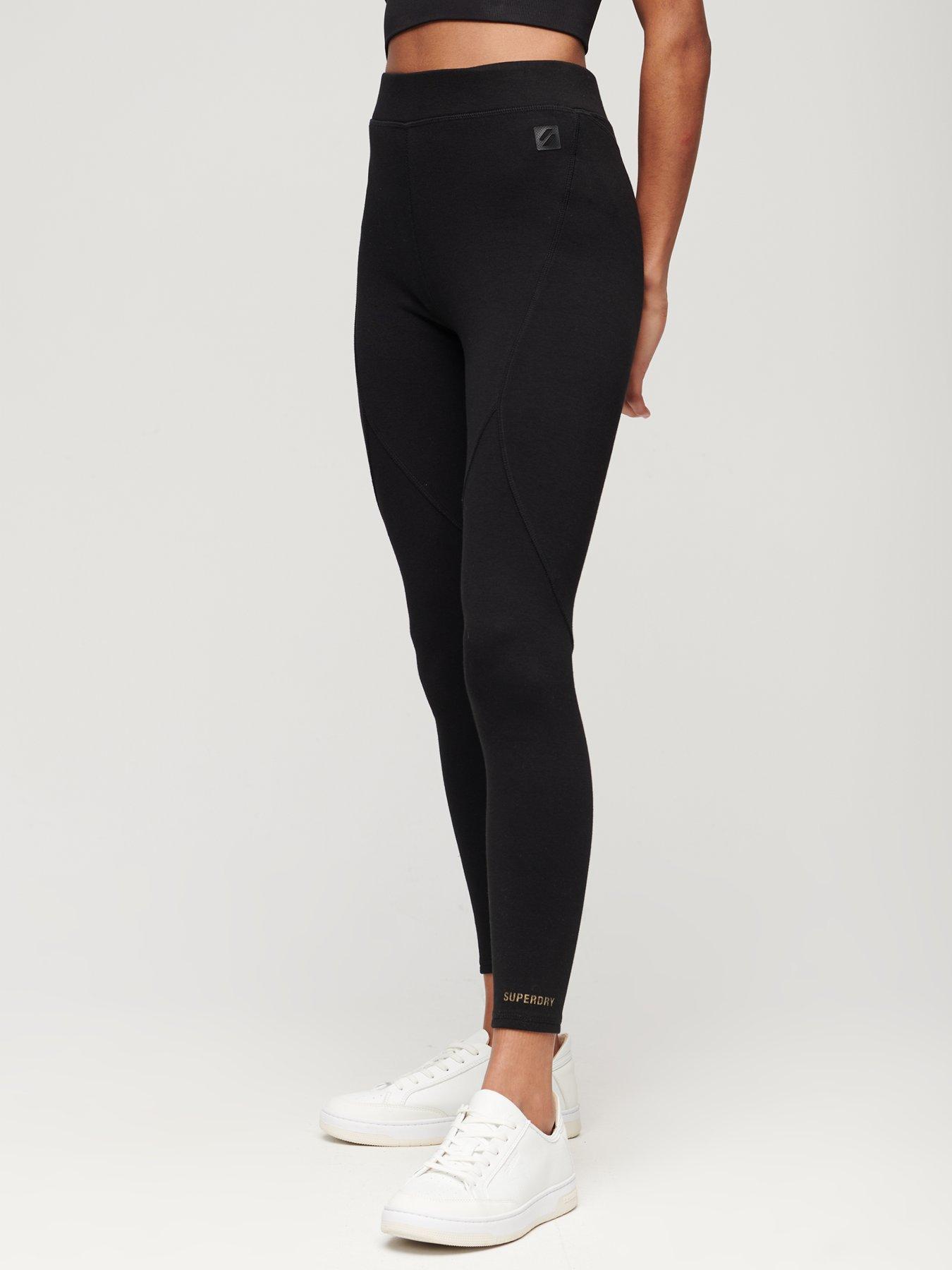 River Island High Waisted Leggings - Black