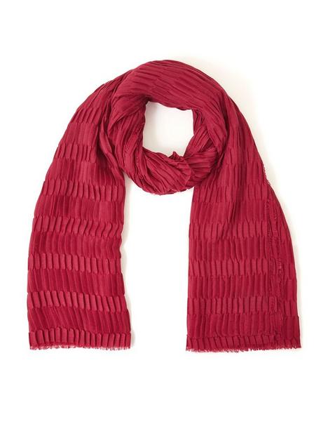 accessorize-textured-pleat-scarf