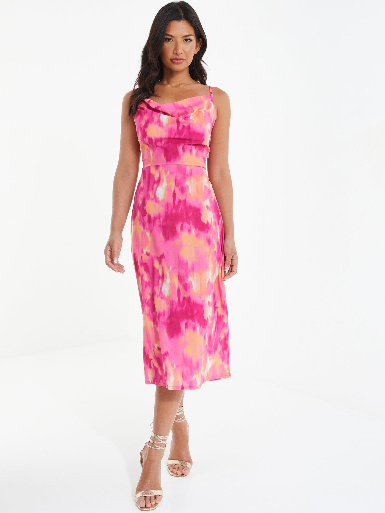 ivory satin dress midi Garden Midi Dress ~ Ivory Luxe Satin XL main image 0