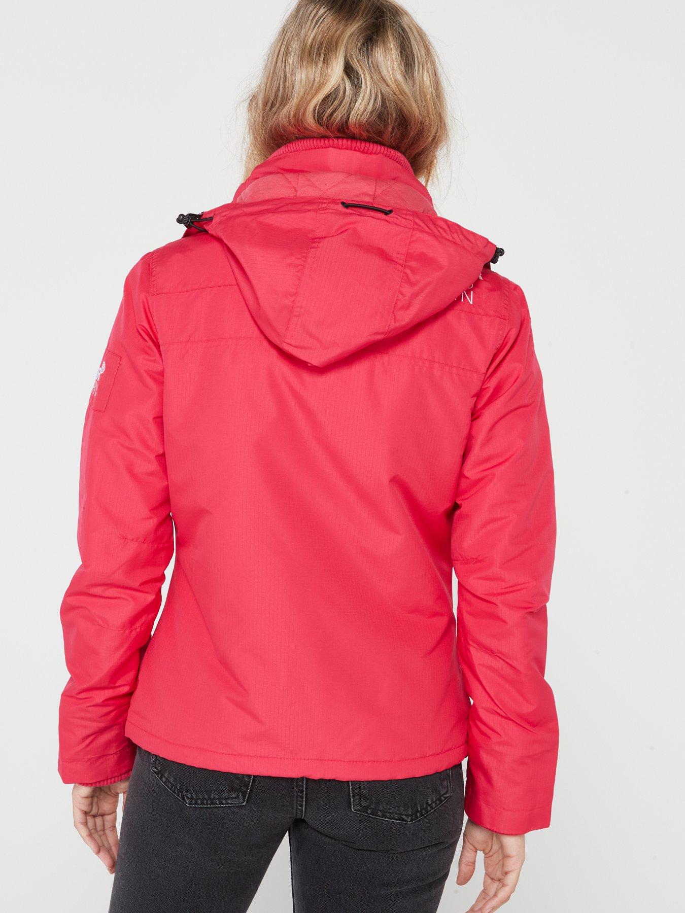 Superdry windbreaker outlet pink