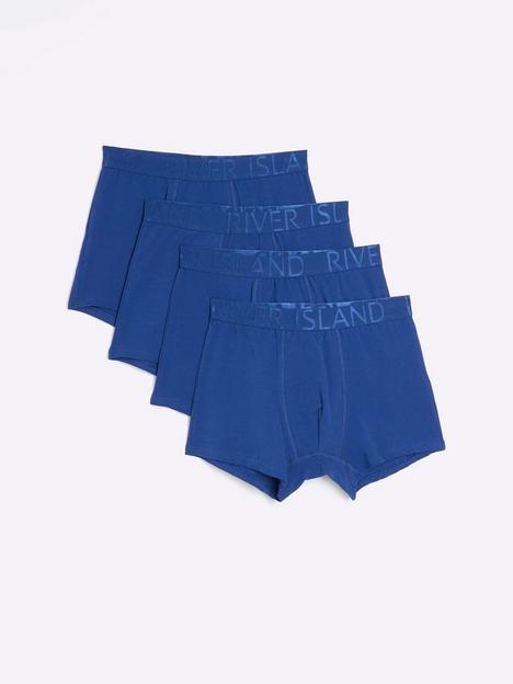 river-island-drench-waistband-trunk-4-pack