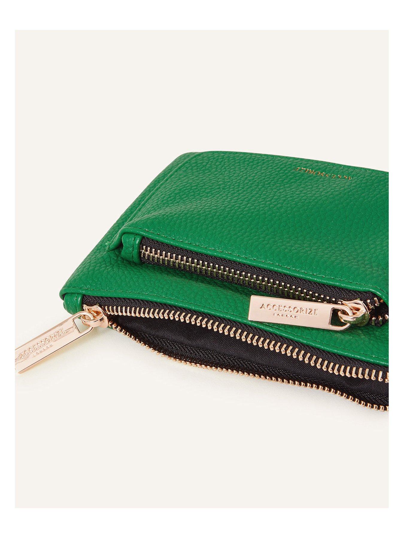 Double zip purse outlet uk