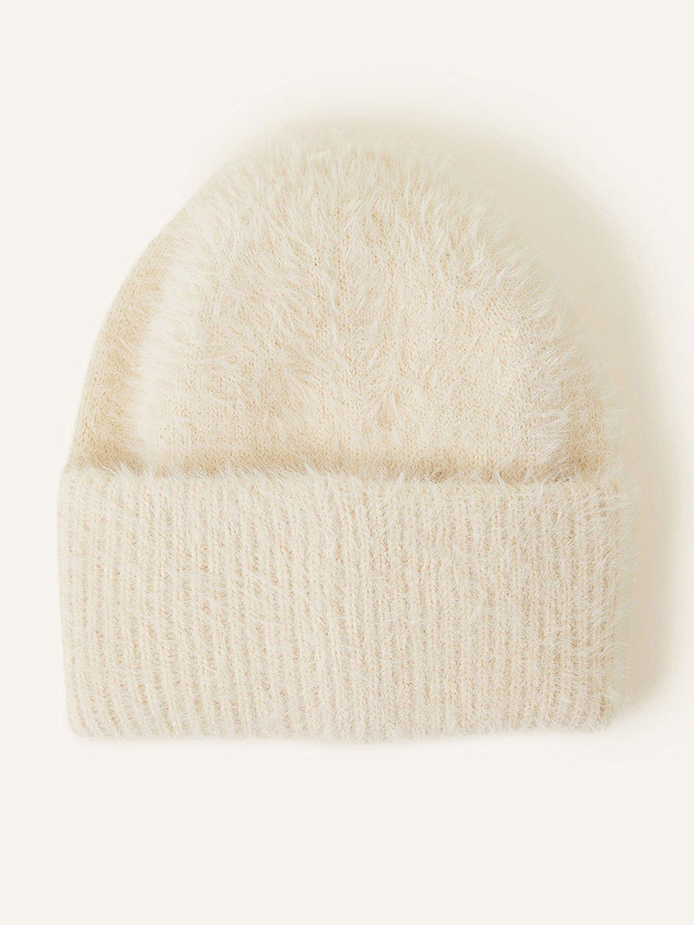 Image 1 of 3 of Accessorize Fluffy Beanie