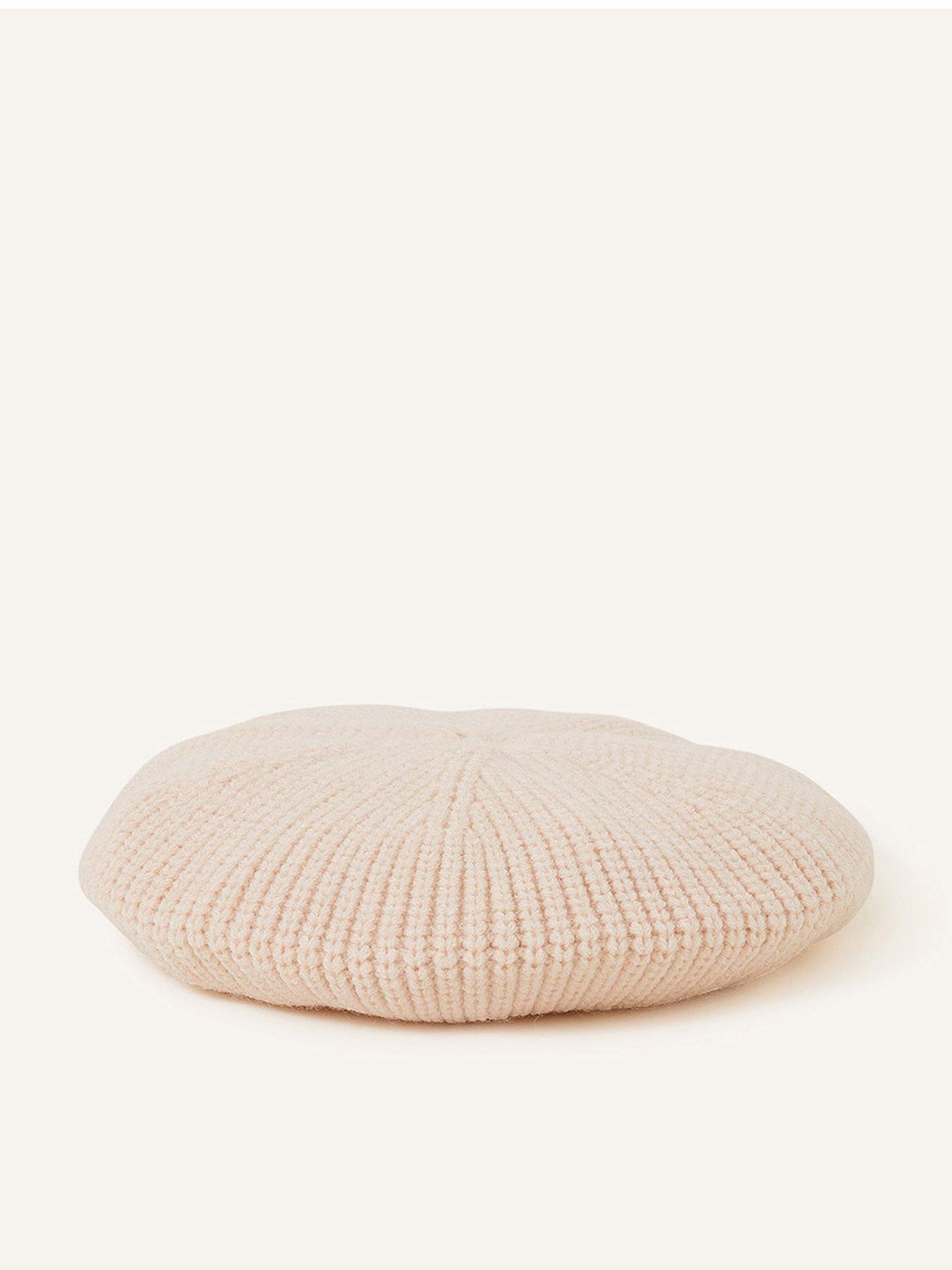 Image 1 of 3 of Accessorize Ribbed Knit Beret