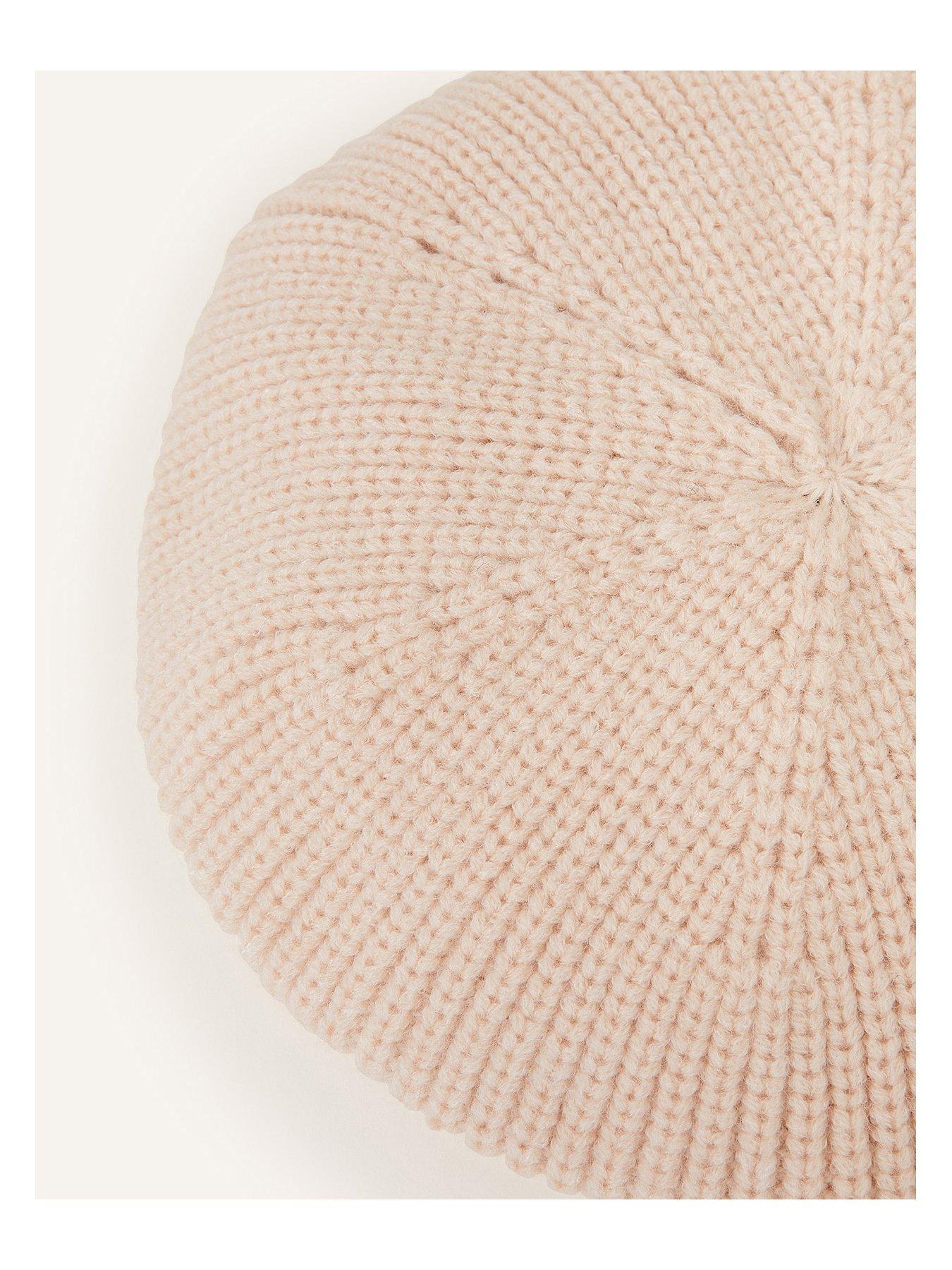 Image 3 of 3 of Accessorize Ribbed Knit Beret