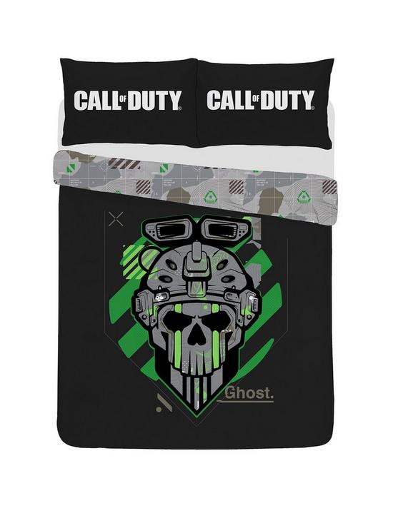 stillFront image of call-of-duty-ghost-double-duvet-cover-set-multi