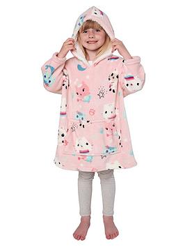 Product photograph of Gabby S Dollhouse Wearable Hooded Blanket - Small - Pink from very.co.uk