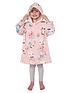  image of gabbys-dollhouse-wearable-hooded-blanket-small-pink