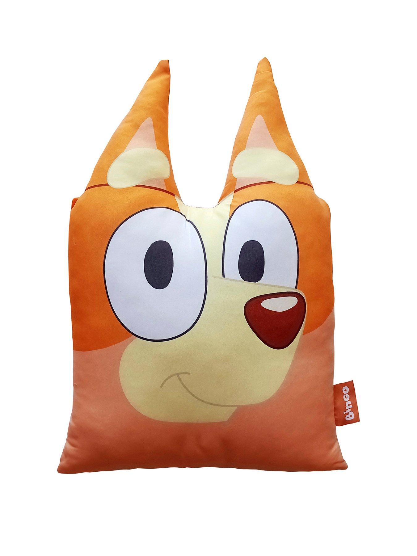 Bluey Bingo Shaped Cushion - Orange