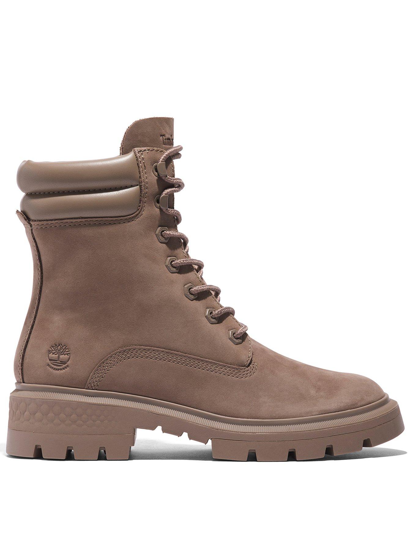 Timberland Cortina Balley 6 Inch Lace-up Boot - Taupe Nubuck
