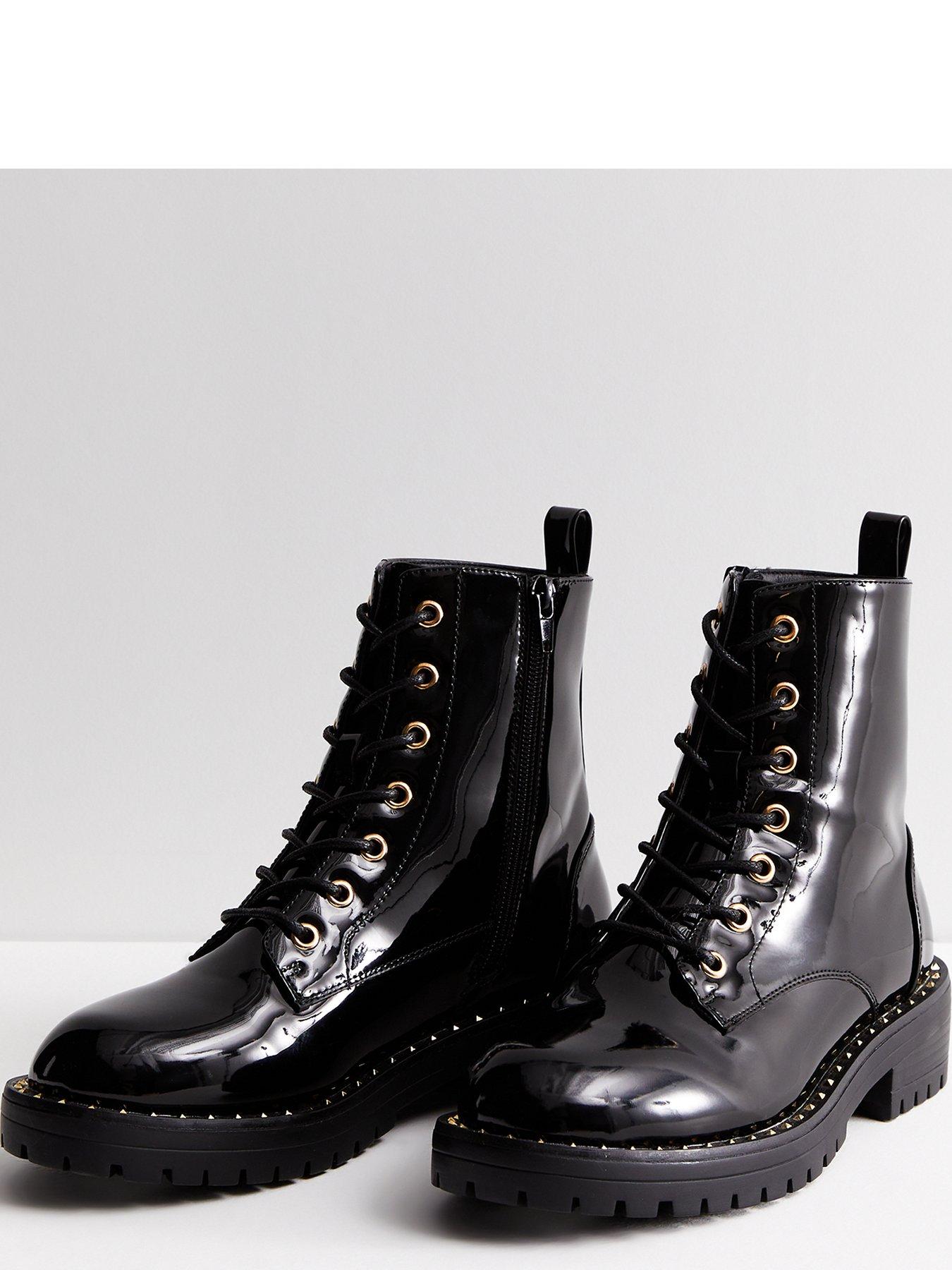 Newlook lace up outlet boots