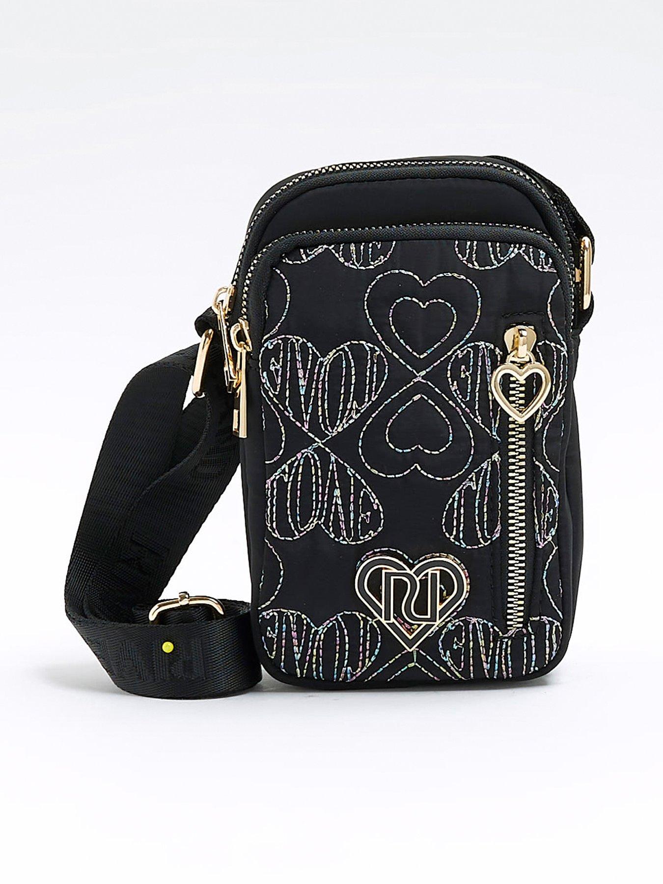 River Island Black Cross Body Bag