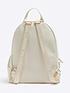  image of river-island-girls-quilted-bow-detail-backpack-cream