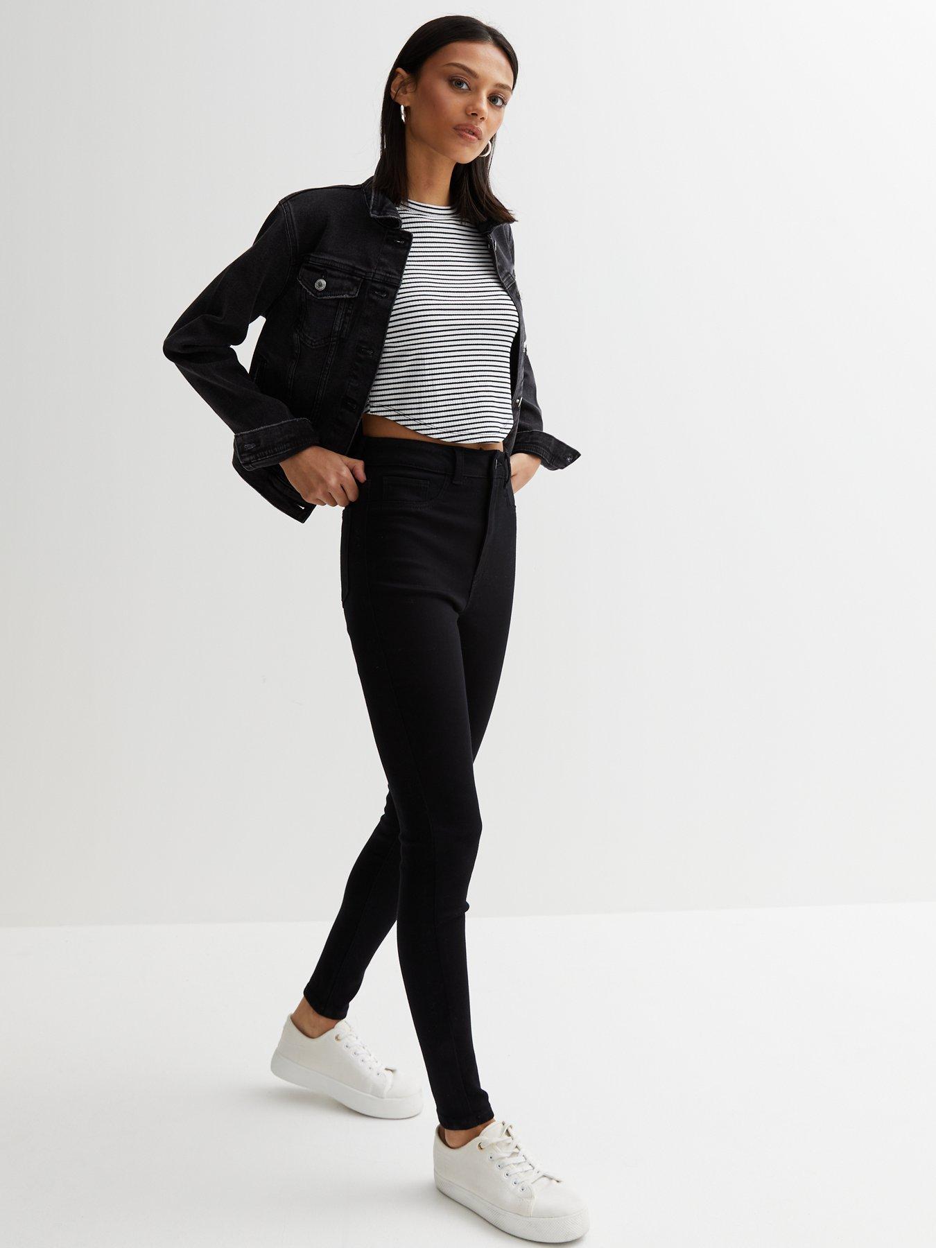 New look sales black jeans