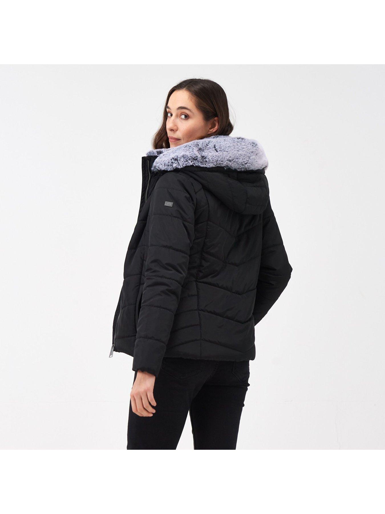 Regatta Wildrose Baffled/quilted Jackets - Black | Very.co.uk