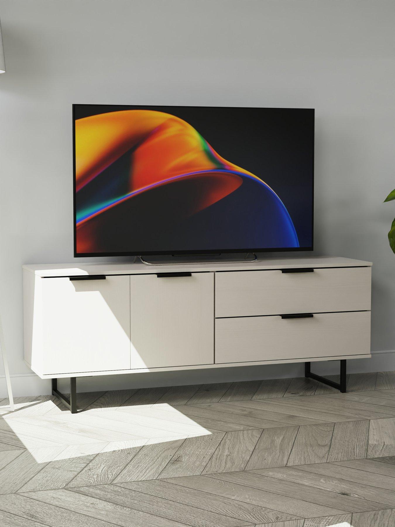 undefined Emerson Ready Assembled 2 Drawer 2 Door Wide Sideboard  &  Tv unit