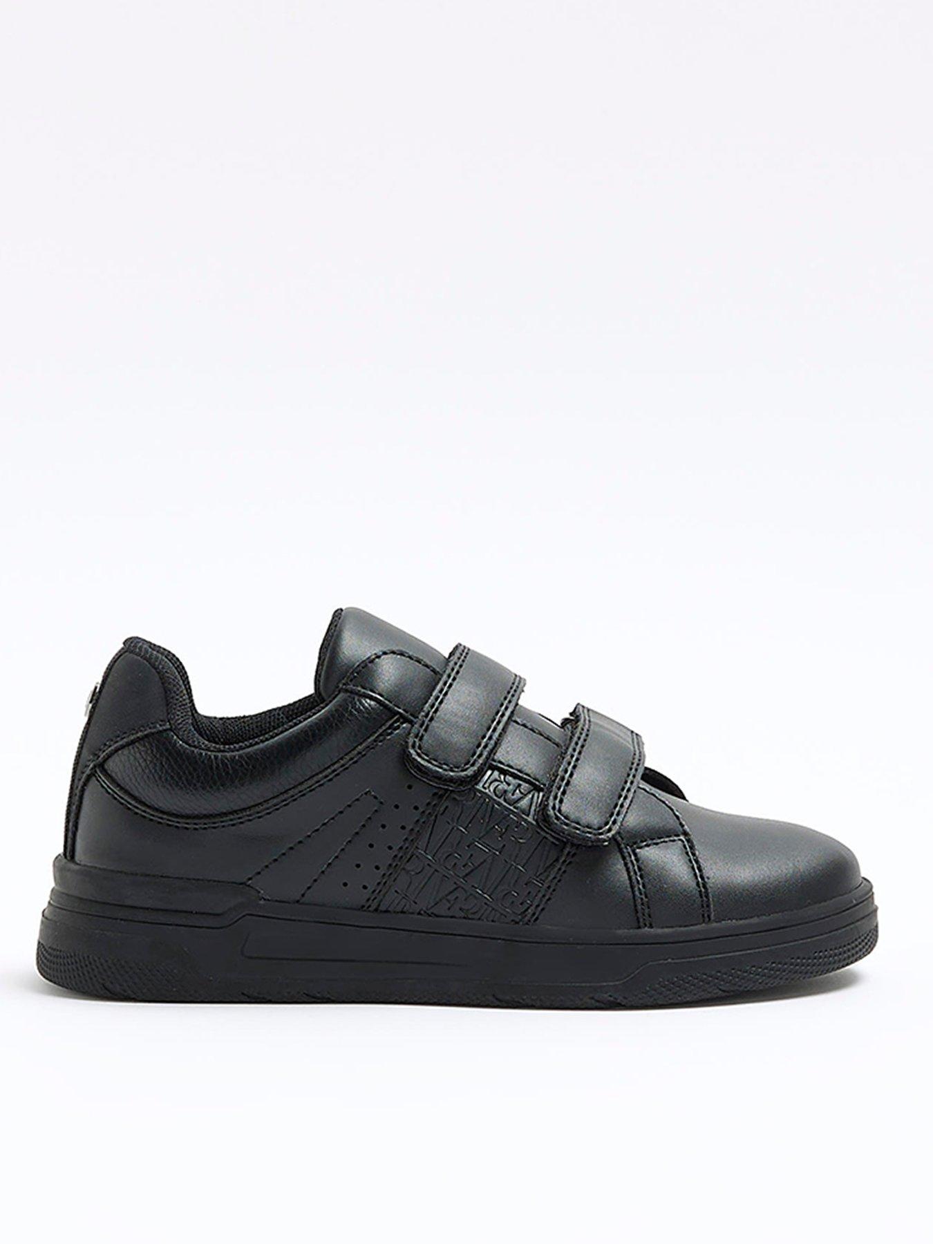 River island store black school shoes