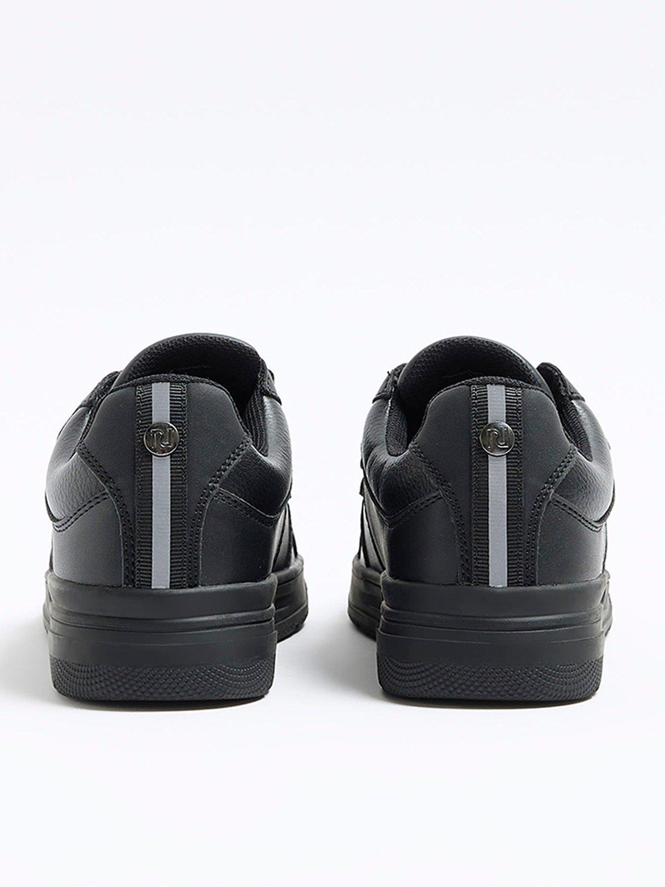 Boys velcro sale black trainers