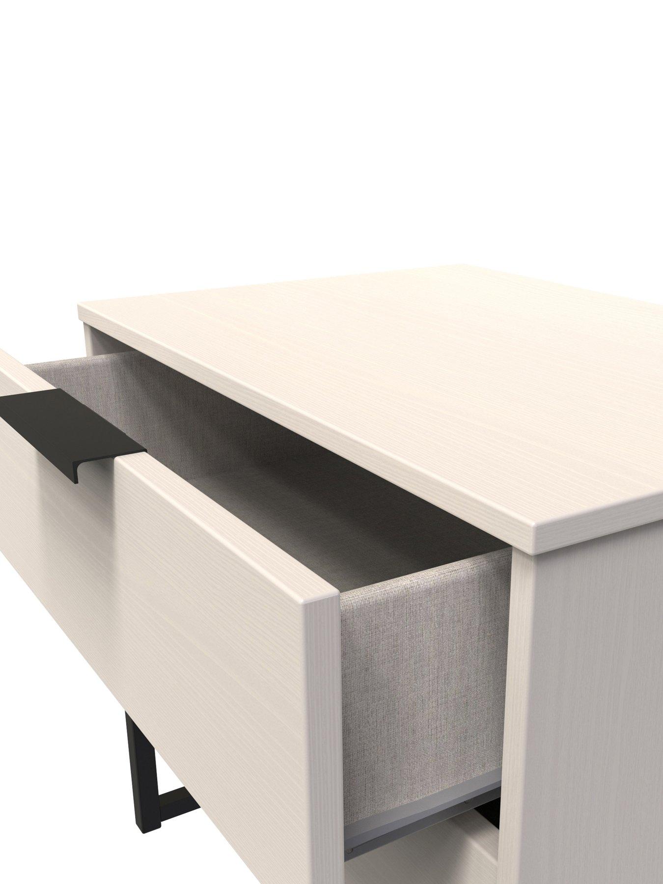 Image 5 of 6 of SWIFT Emerson Ready Assembled 2 Drawer Side Table