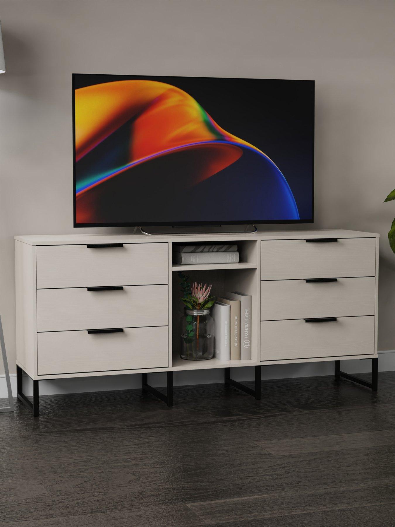 Image 1 of 6 of SWIFT Emerson Ready Assembled 6 Drawer Tv Stand