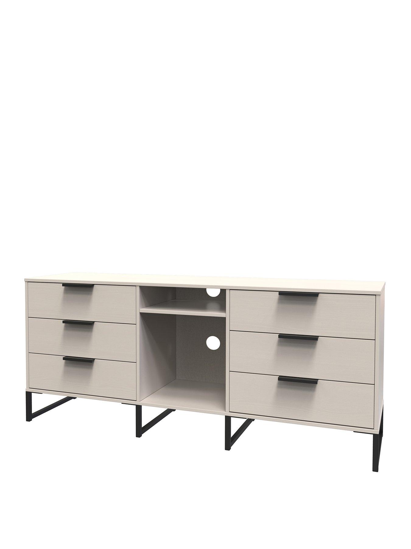 Image 3 of 6 of SWIFT Emerson Ready Assembled 6 Drawer Tv Stand