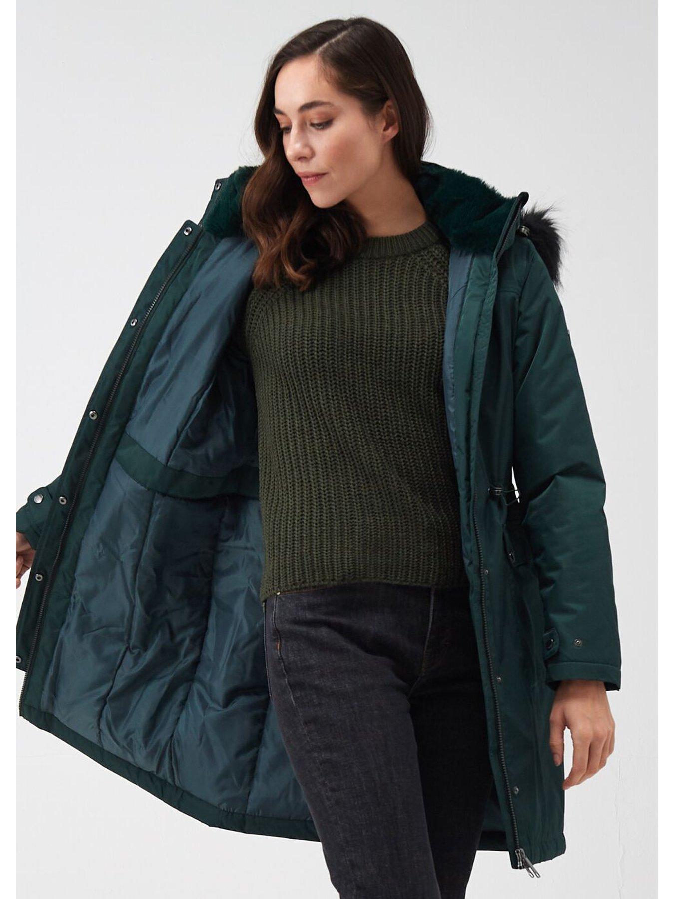 Giovanna Fletcher - Lellani Jackets Waterproof Insulated Jacket - Dark Green